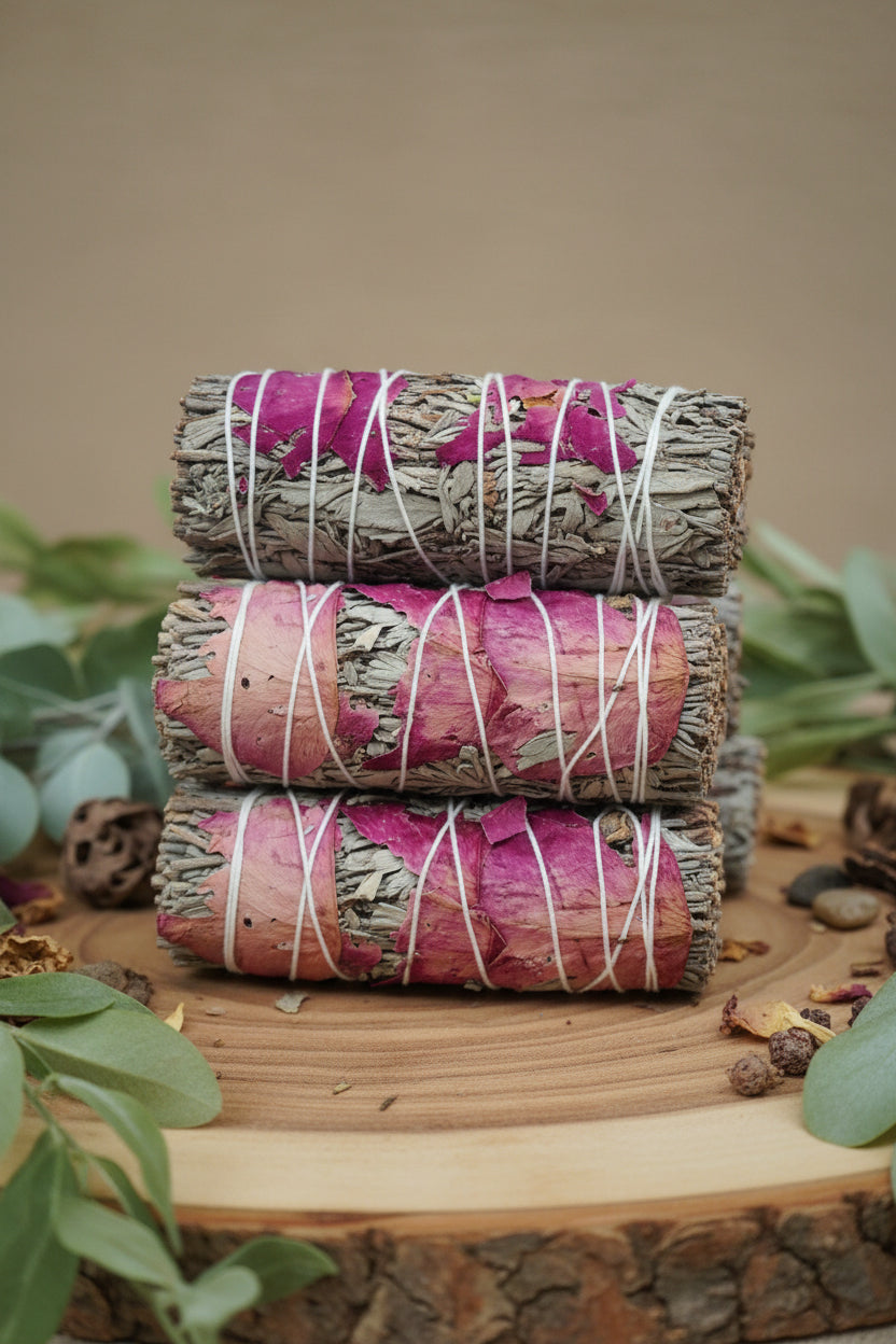Blue Sage w/ Rose
